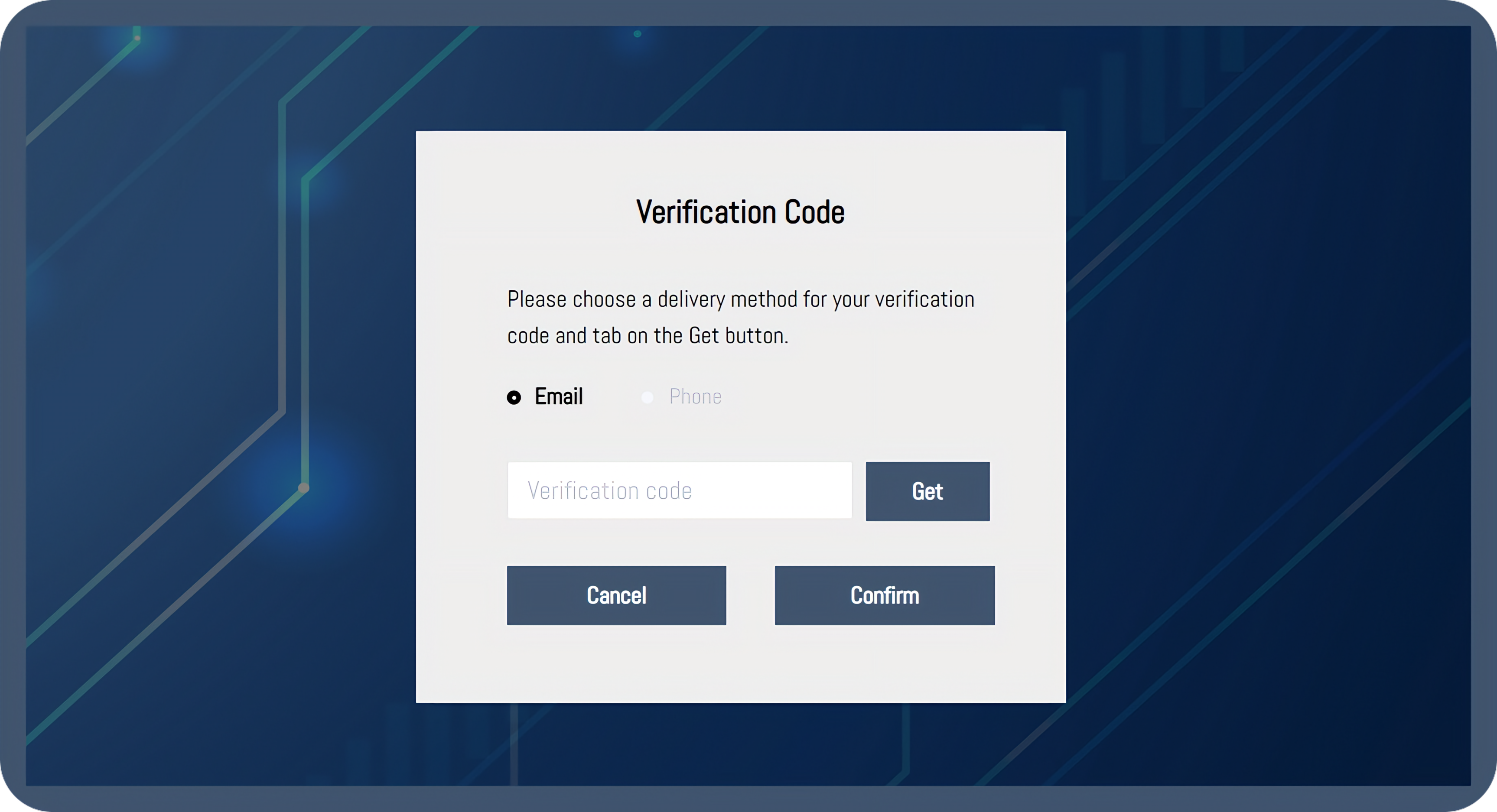 Verification code authentication